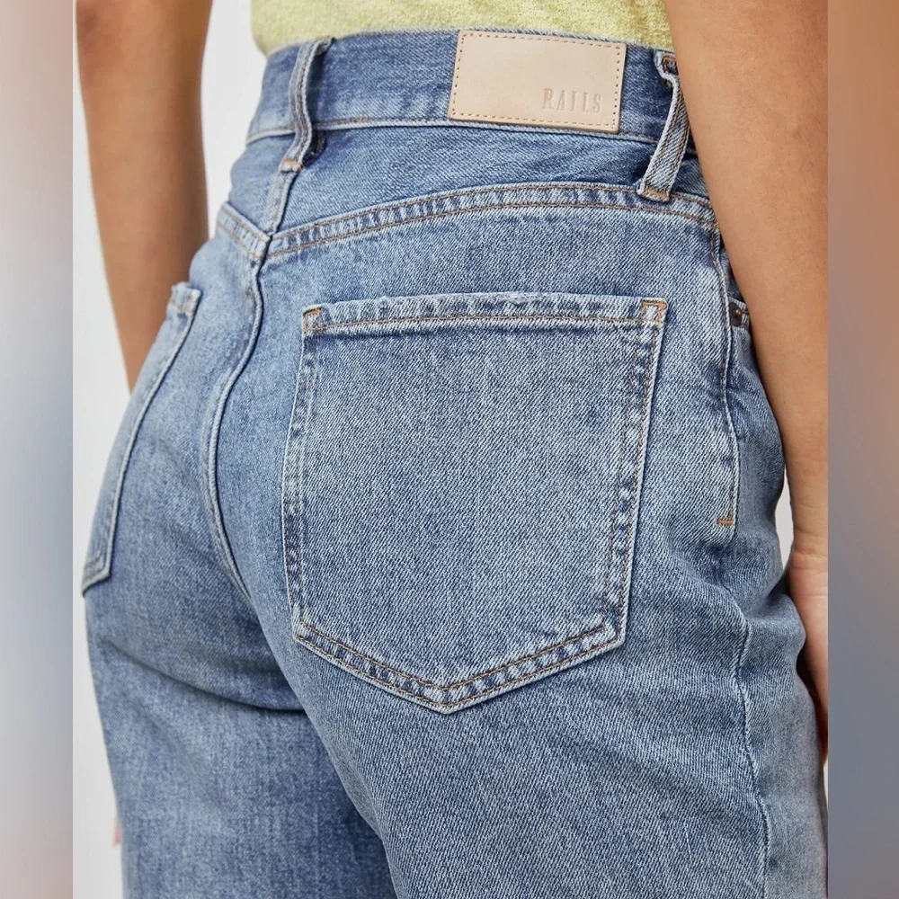 Rails Beachwood High‎ Rise Bermuda Shorts in Lake